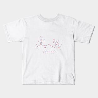 Acetylcholine molecule Kids T-Shirt